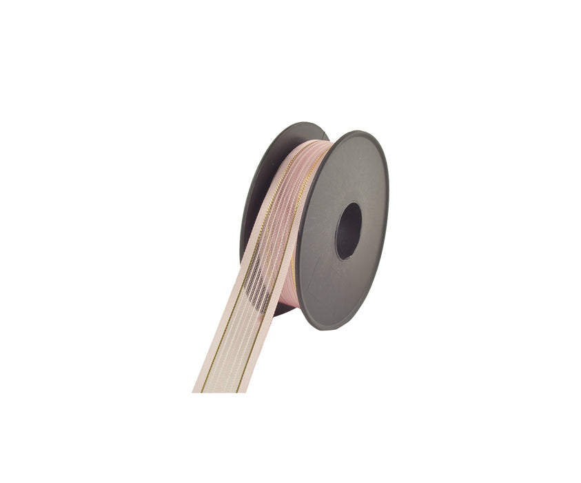 İPLİ ŞİFON KURDELE 20 MM - AÇIK PEMBE