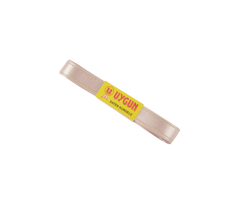 SATEN SİMLİ KURDELE 20 MM - PUDRA