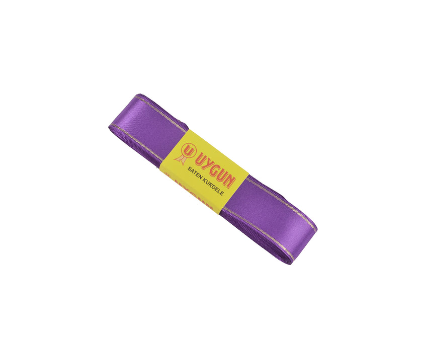 SATEN SİMLİ KURDELE 30 MM - MOR