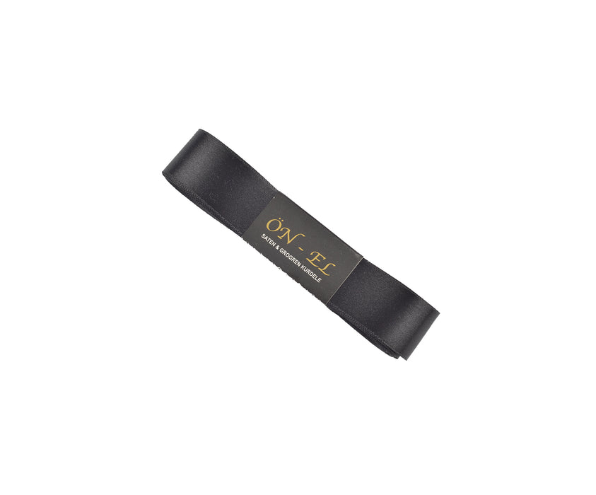 SATEN KURDELE 30 MM - SİYAH