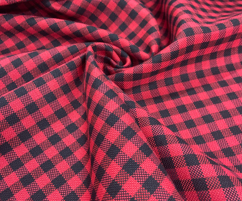 TOK Gingham FABRIC - RED