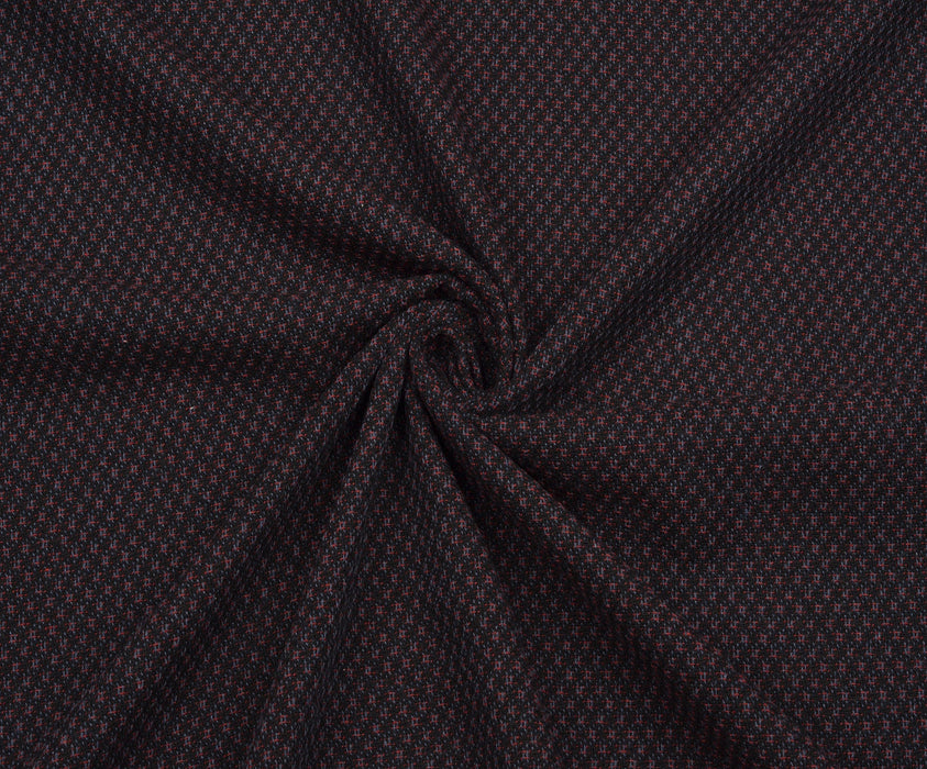 TÜVİT DESENLİ ŞANEL KUMAŞ - BORDO