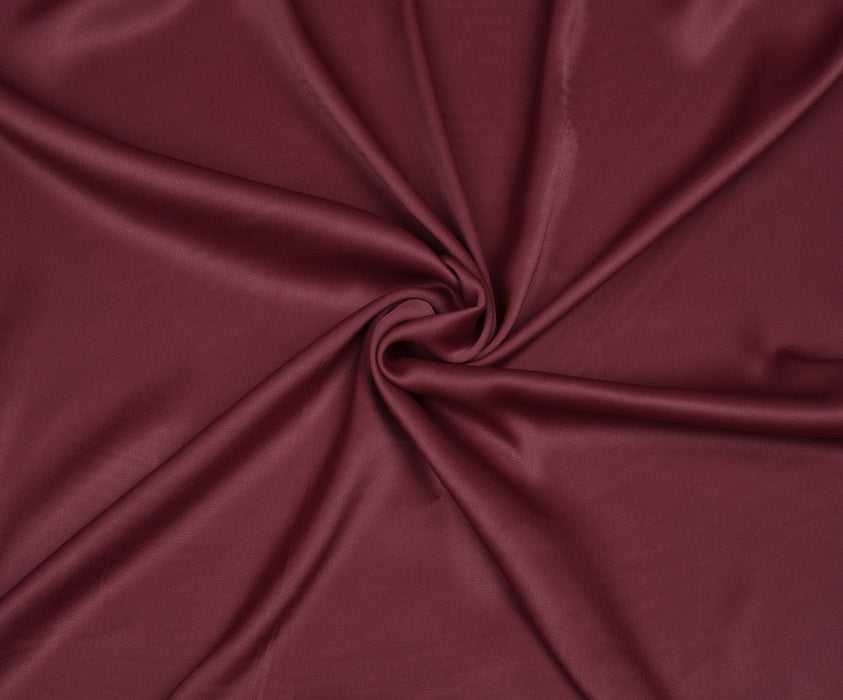 VİSKON SATEN KUMAŞ - BORDO