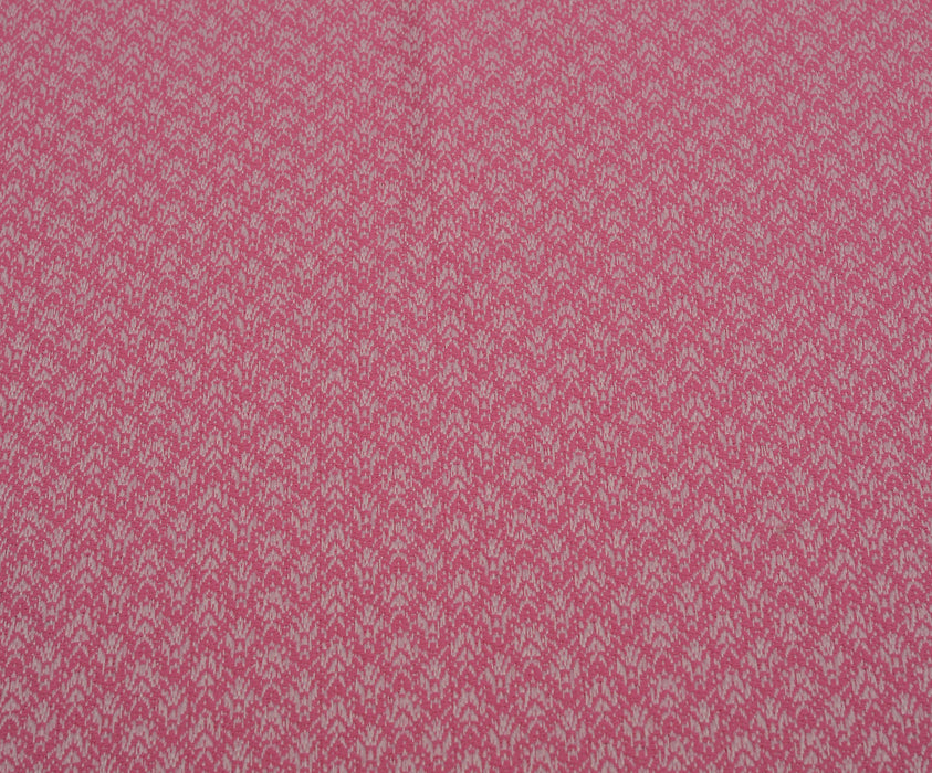 DESENLİ BUKLET ŞANEL KUMAŞ - PEMBE