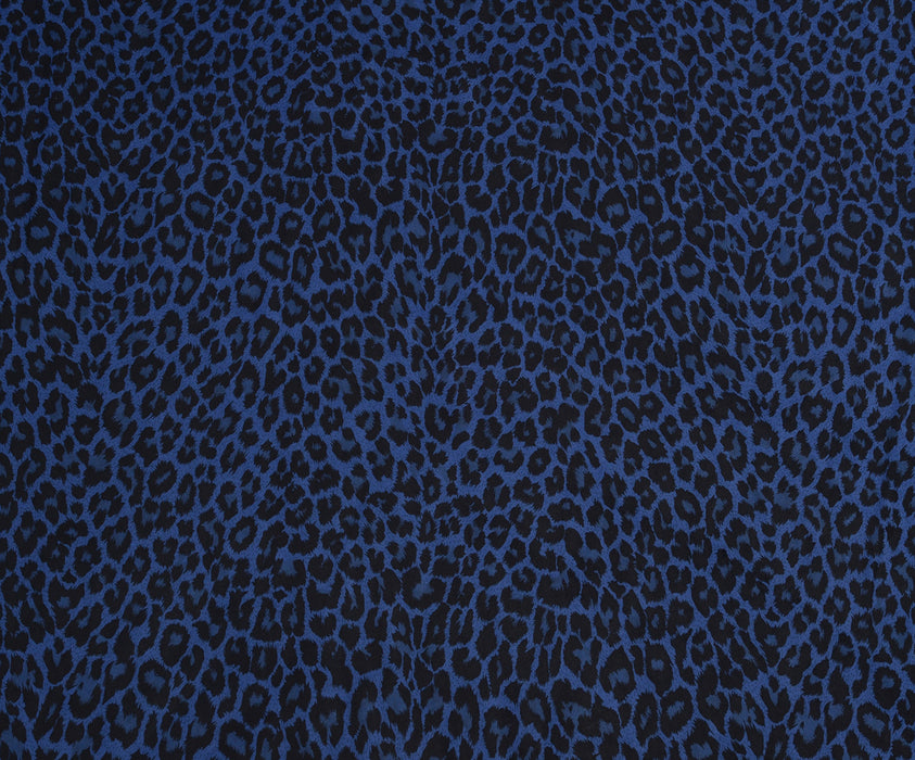 LEOPAR DESENLİ NUBUK KUMAŞ - SAKS