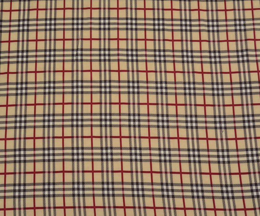 EKOSE DESENLİ NUBUK KUMAŞ - KREM