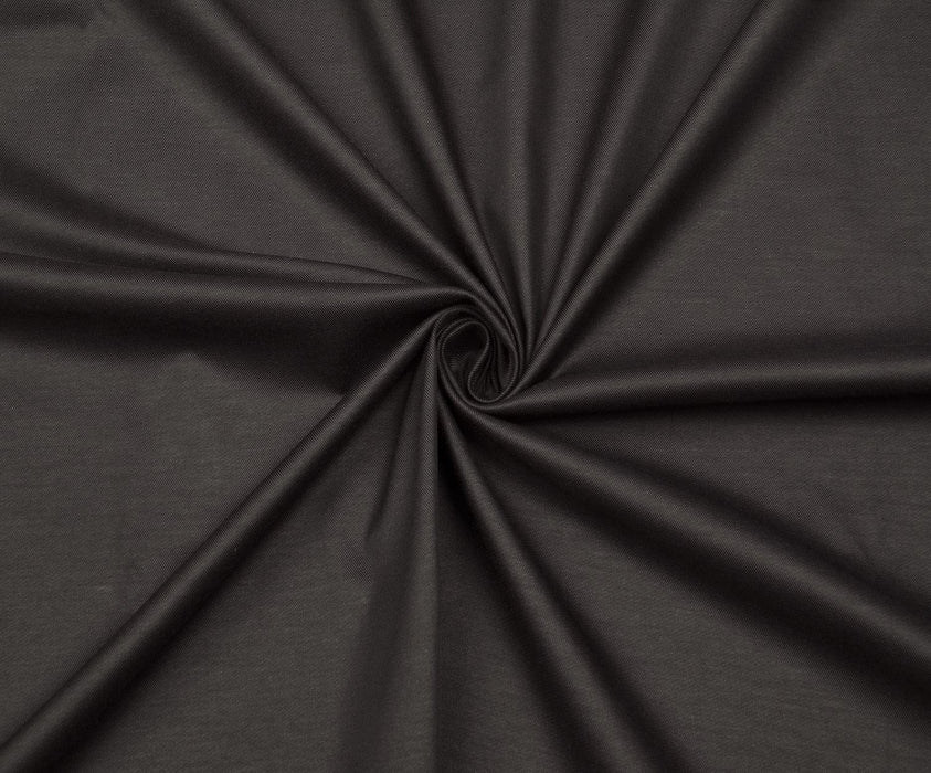 PAMUK POLYESTER KUMAŞ - KOYU GRİ