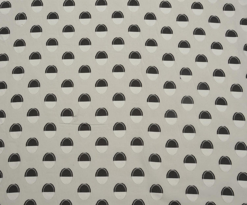 DESENLİ ŞİFON KUMAŞ - EKRU