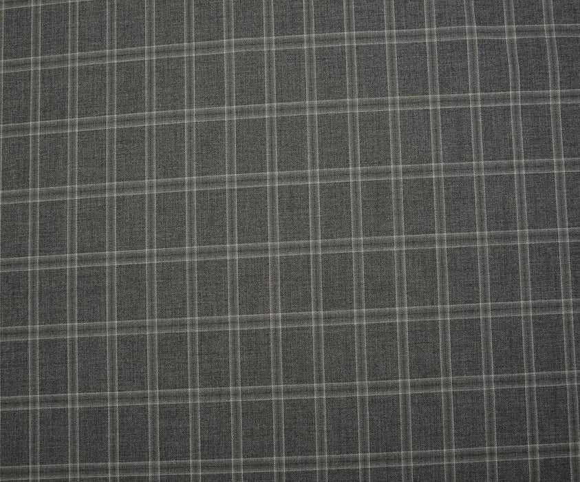 EKOSE DESENLİ VİSKON KUMAŞ - GRİ