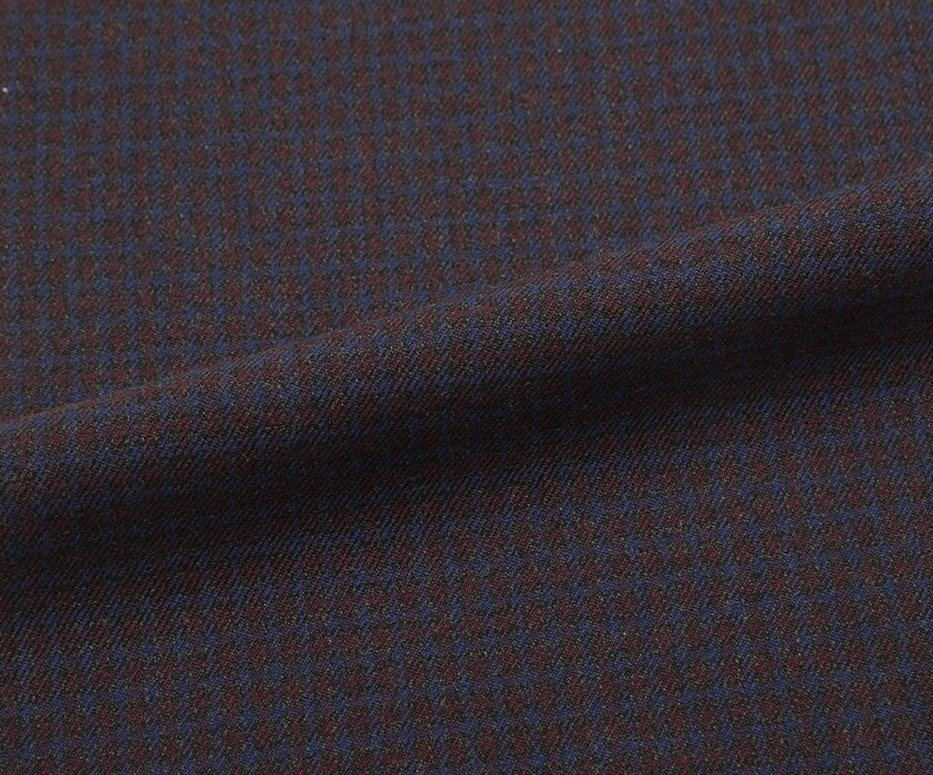 EKOSE DESENLİ KUMAŞ - BORDO