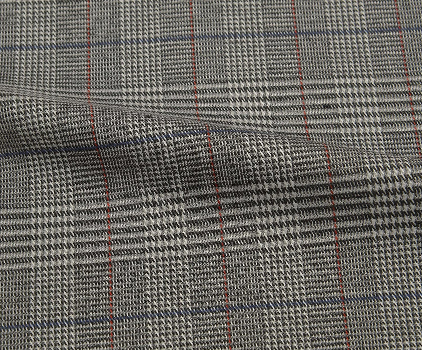 EKOSE DESENLİ KUMAŞ - GRİ