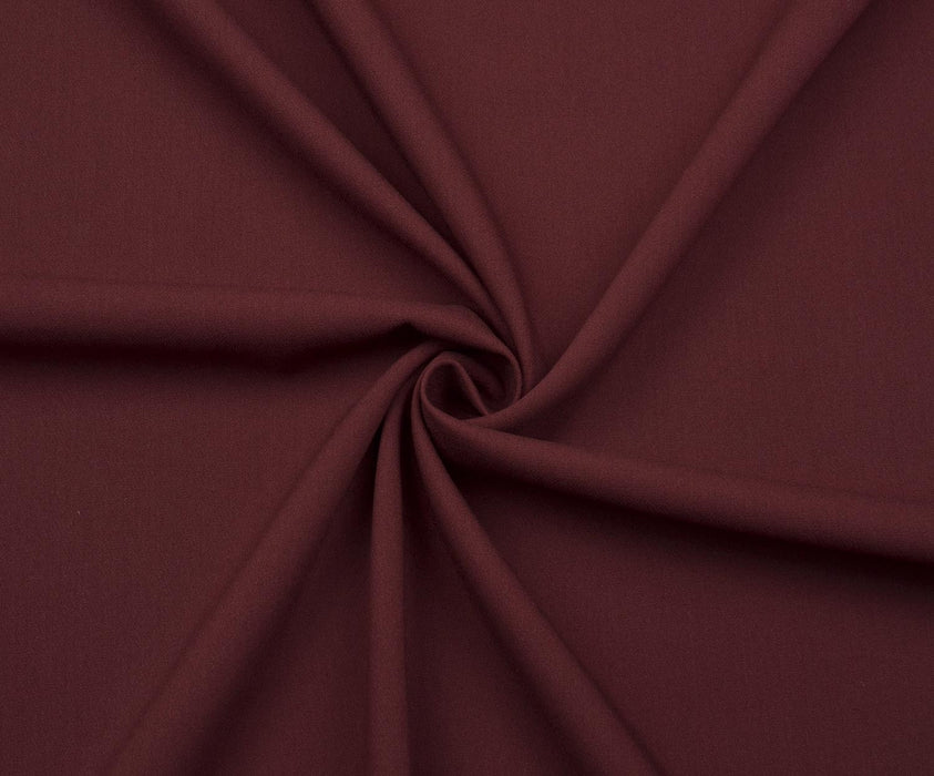 LİKRALI KALIN GABARDİN KUMAŞ - BORDO