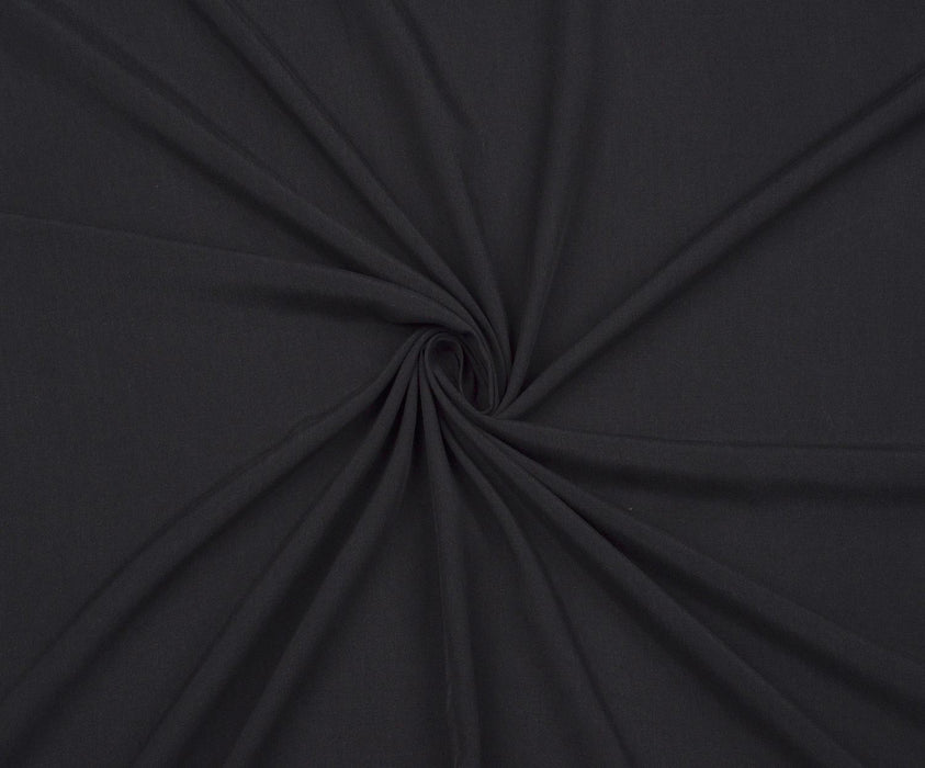 2 METRE VİSKON KUMAŞ - SİYAH