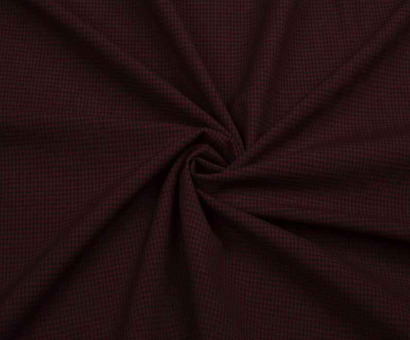 2 METRE PÖTİKARE DESENLİ KUMAŞ - BORDO