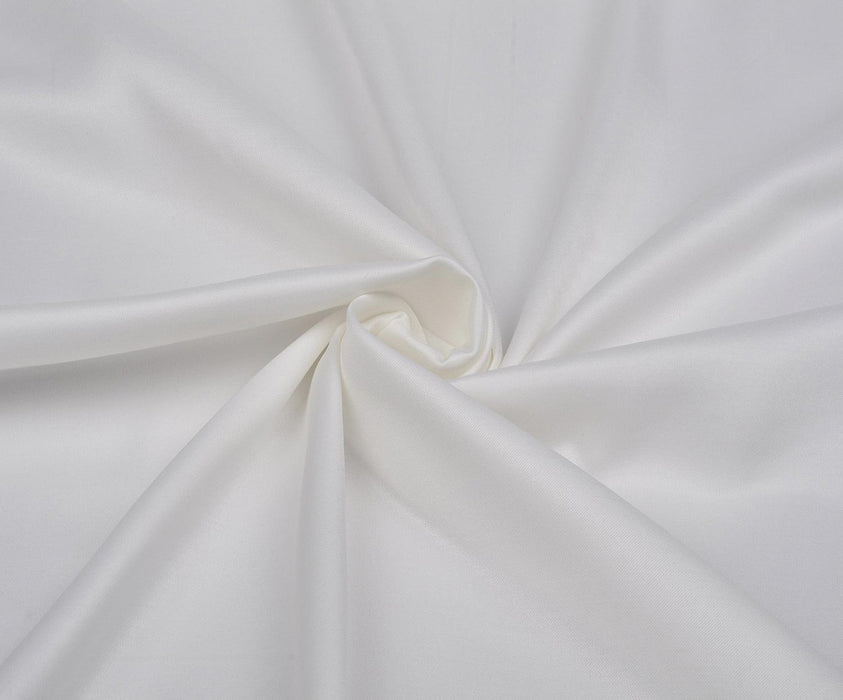 1 METRE VİSKON SATEN KUMAŞ - BEYAZ