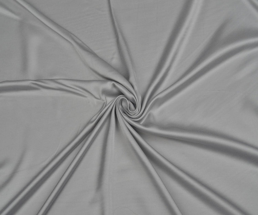 1 METRE VİSKON SATEN KUMAŞ - GRİ