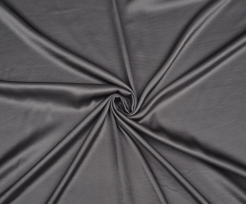 1 METRE VİSKON SATEN KUMAŞ - GRİ