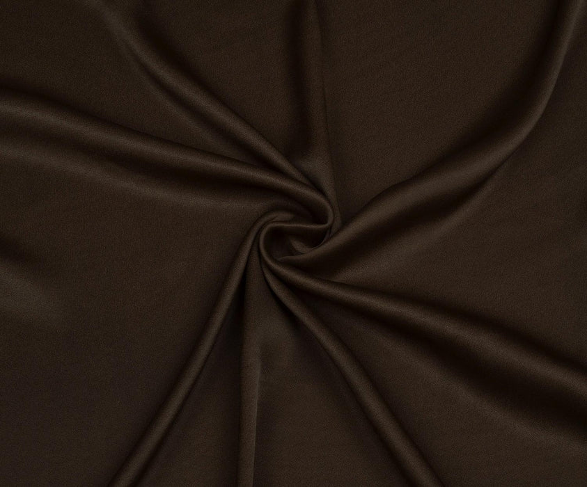 1 METRE VİSKON SATEN KUMAŞ - KAHVE
