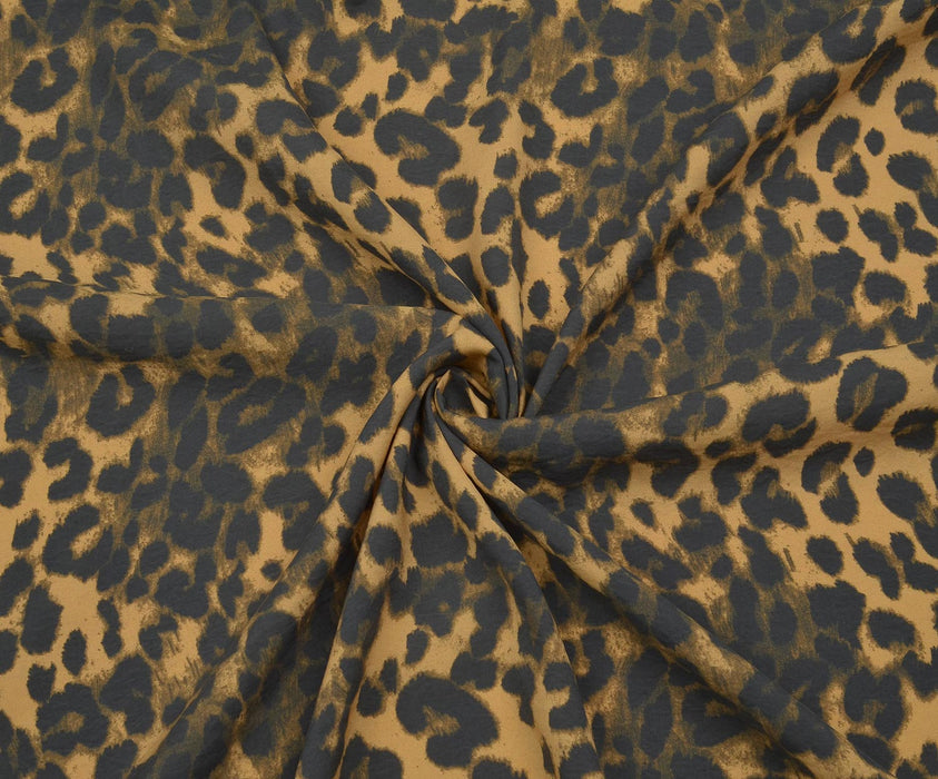 LEOPAR DESENLİ MODAL KUMAŞ - KAMEL
