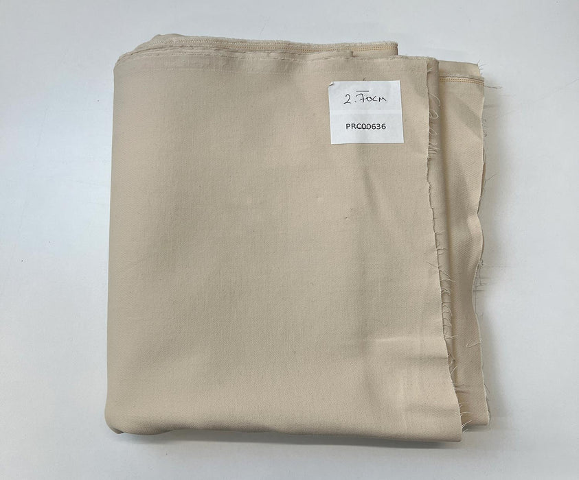2,7 METRE EN BOY LİKRA PAMUK KUMAŞ - KREM