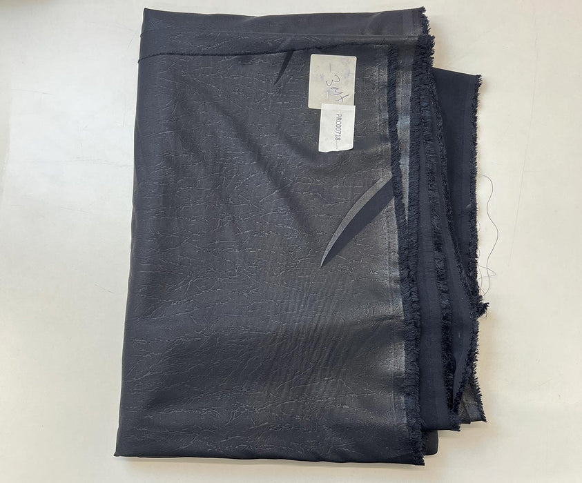 3 METRE LİKRALI DESENLİ KUMAŞ - LACİVERT