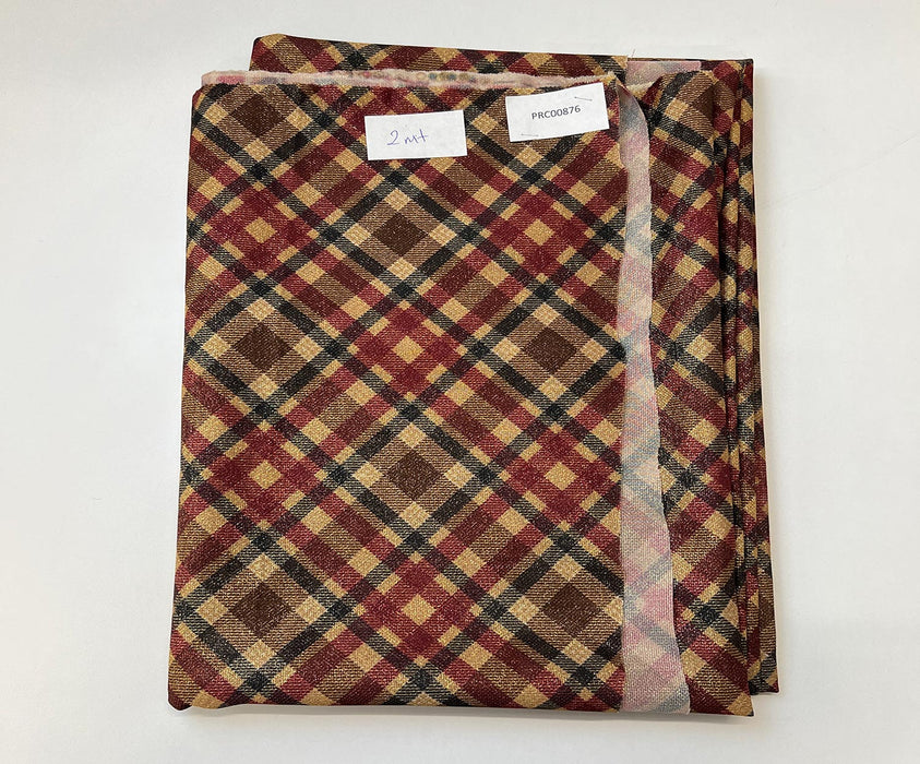 2 METRE ÖRME KUMAŞ - BORDO