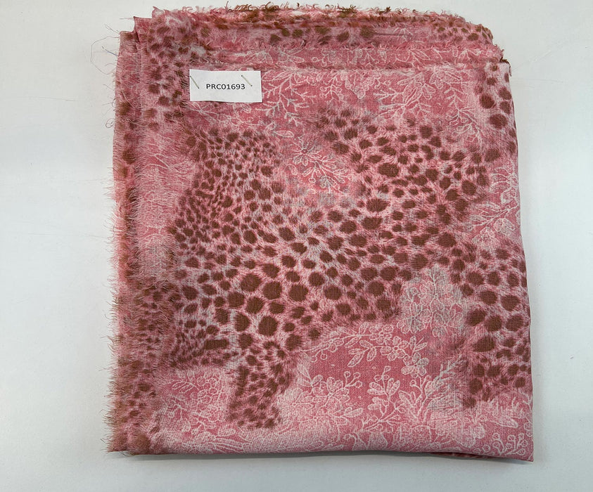 2 METRE DESENLİ KREP - PEMBE