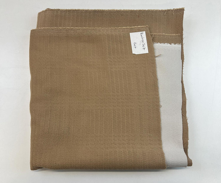 1 METRE TELALI KAŞE KABANLIK KUMAŞ - KAMEL