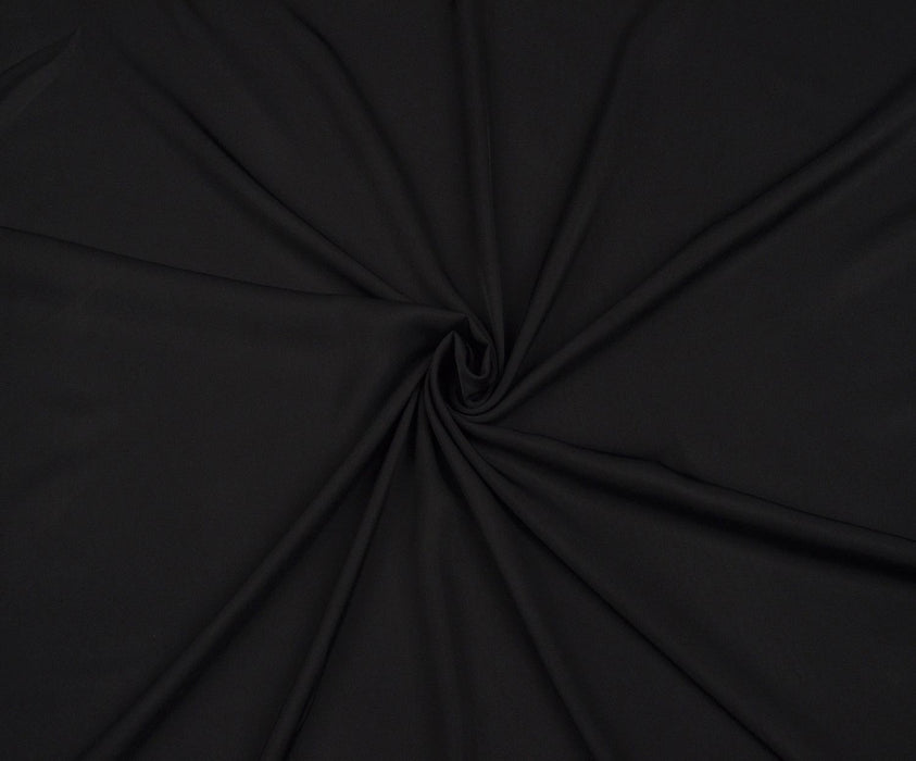 2 METRE %100 VİSKON KUMAŞ - SİYAH