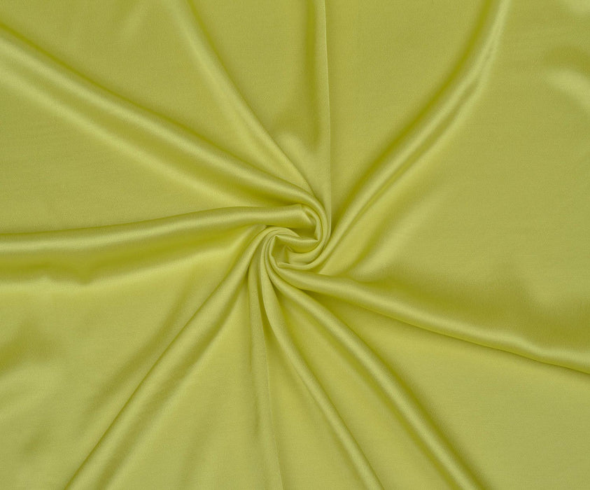1,3 METRE VİSKON SATEN KUMAŞ - LİMON