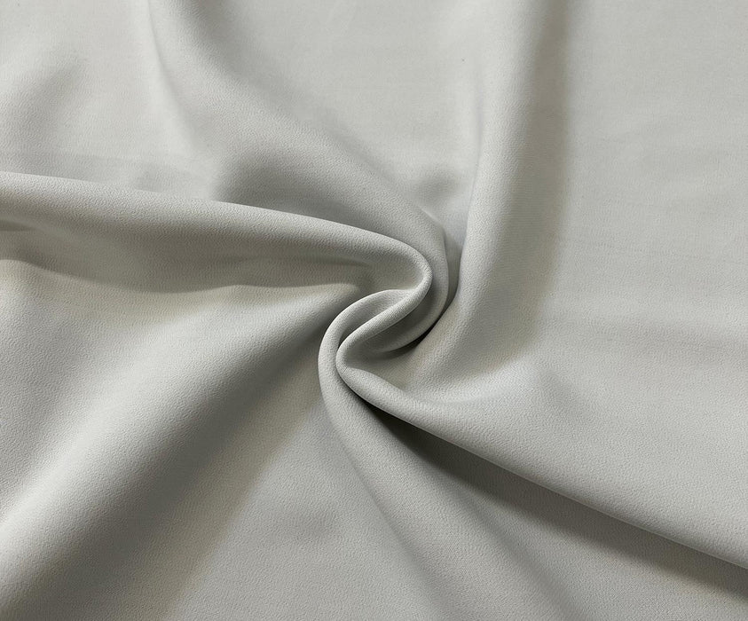 1 METRE LİKRALI KREP KUMAŞ - AÇIK GRİ