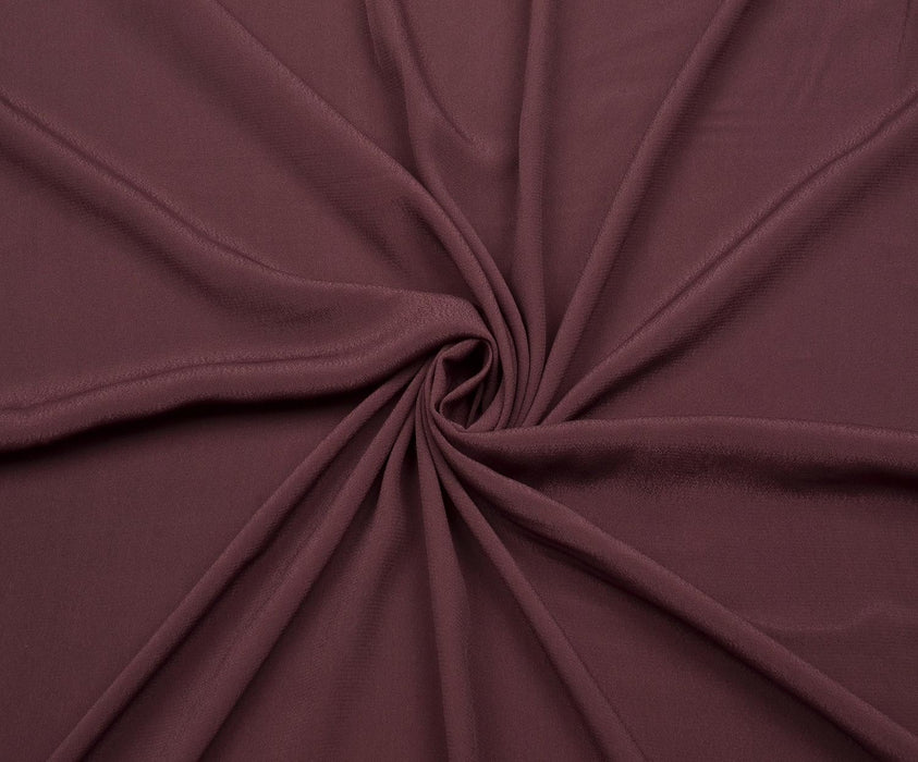 KREP VİSKON KUMAŞ - BORDO