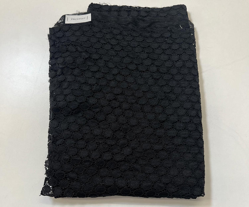 2 METRE DANTEL KUMAŞ - SİYAH