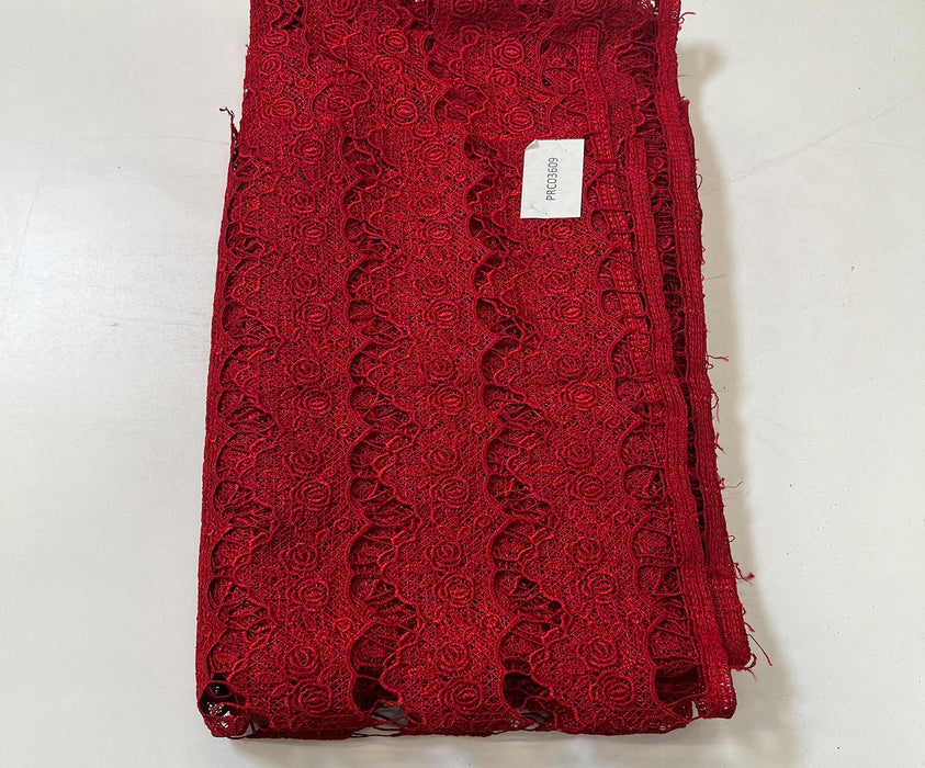 1,4 METRE DANTEL KUMAŞ - KIRMIZI