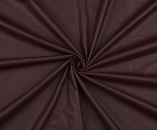 LİKRALI DERİ KOMBİN - BORDO