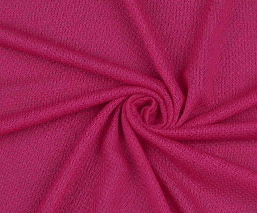 SÜPER LUXE ÖRGÜ ELBİSE TUNİKLİK - FUŞYA