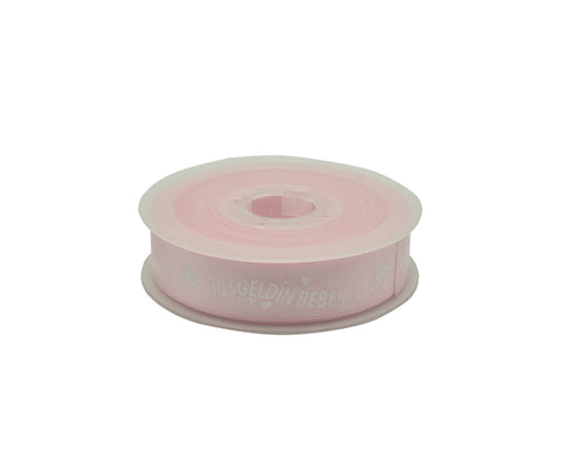 HOŞGELDİN BEBEK YAZILI KURDELE - PEMBE