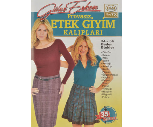 GÜLER ERKAN PROVASIZ GİYİM KALIPLARI NO:78