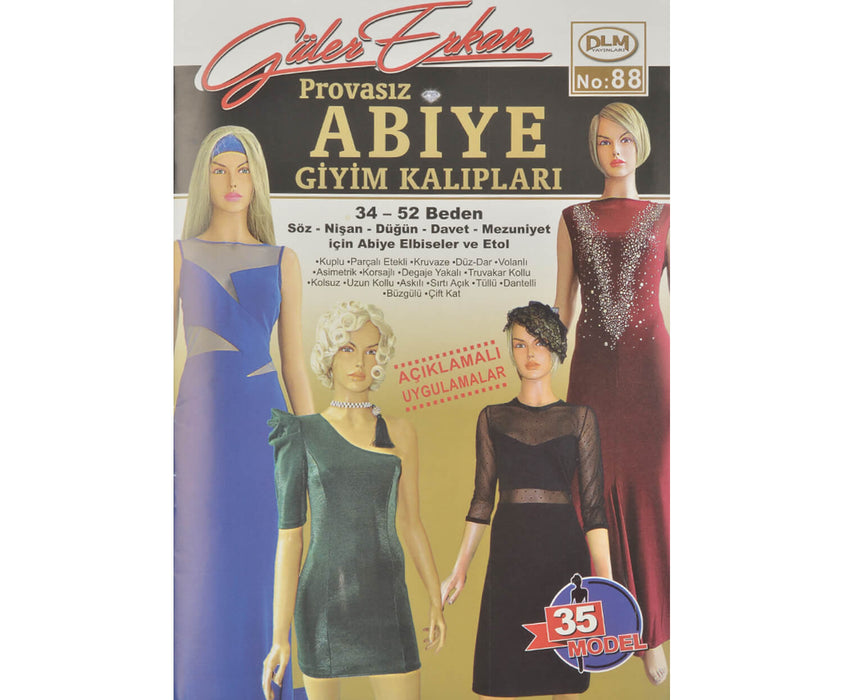 GÜLER ERKAN PROVASIZ GİYİM KALIPLARI NO:88