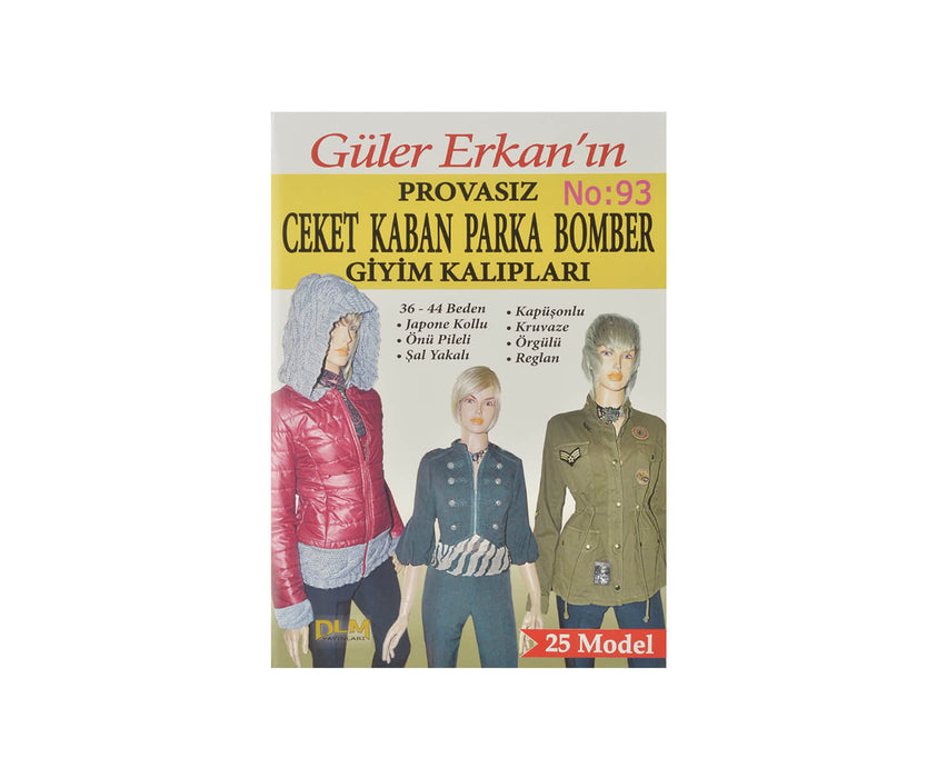 GÜLER ERKAN PROVASIZ GİYİM KALIPLARI NO:93