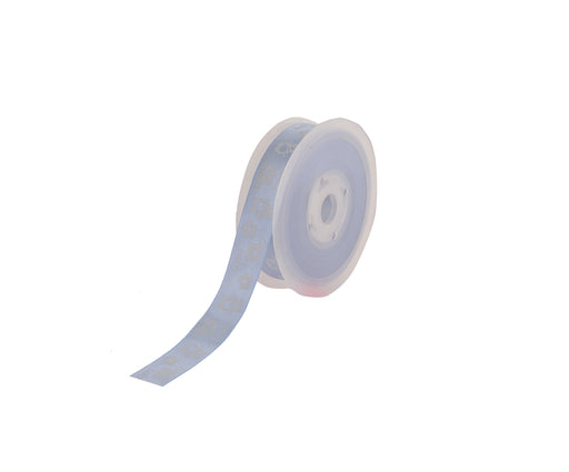 AYI FİGÜRLÜ KURDELE 2 CM - MAVİ
