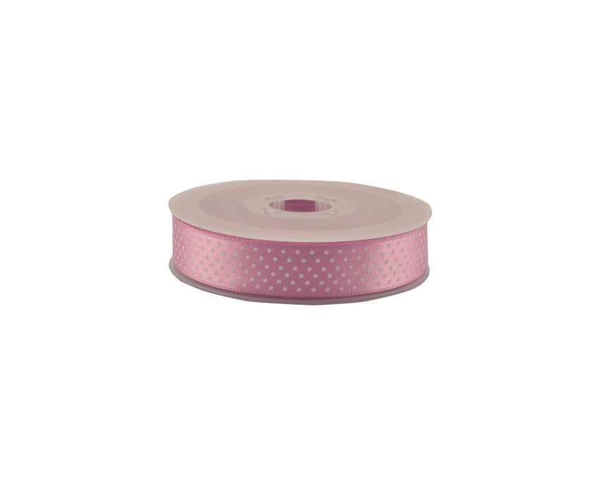 MİNİ PUANLI KURDELE - PEMBE