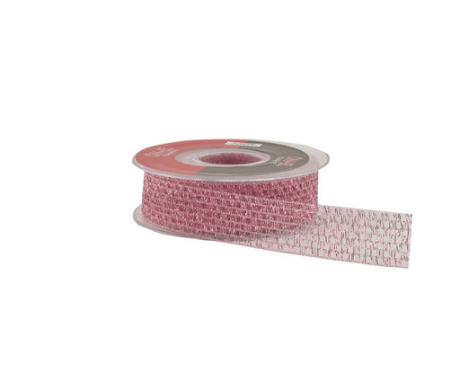 FİLE KURDELE SİMLİ 25 MM - PEMBE