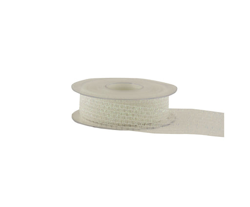 FİLE KURDELE SİMLİ 25 MM - BEYAZ