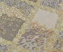 MOTİF DESENLİ ORGANZE ŞİFON - SARI