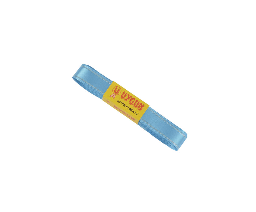 SATEN SİMLİ  KURDELE 20 MM - MAVİ