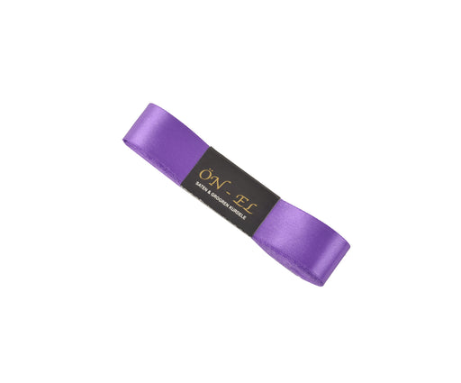 SATEN KURDELE 30 MM - MOR