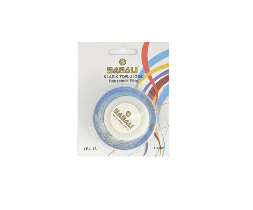 YABALI KLASİK TOPLU İĞNE - MAVİ