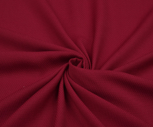 SOFT DOKULU DESENLİ PAMUK KUMAŞ - KIRMIZI