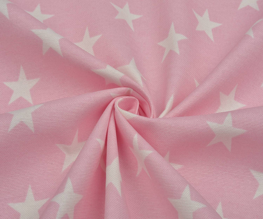 YILDIZLAR DUCK BEZİ KUMAŞ - PEMBE